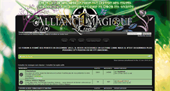 Desktop Screenshot of forum.alliance-magique.com